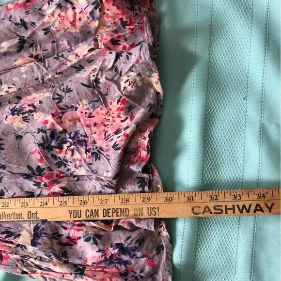 Floral  Print Cold Shoulder Wrap Dress - Picture 10 of 10